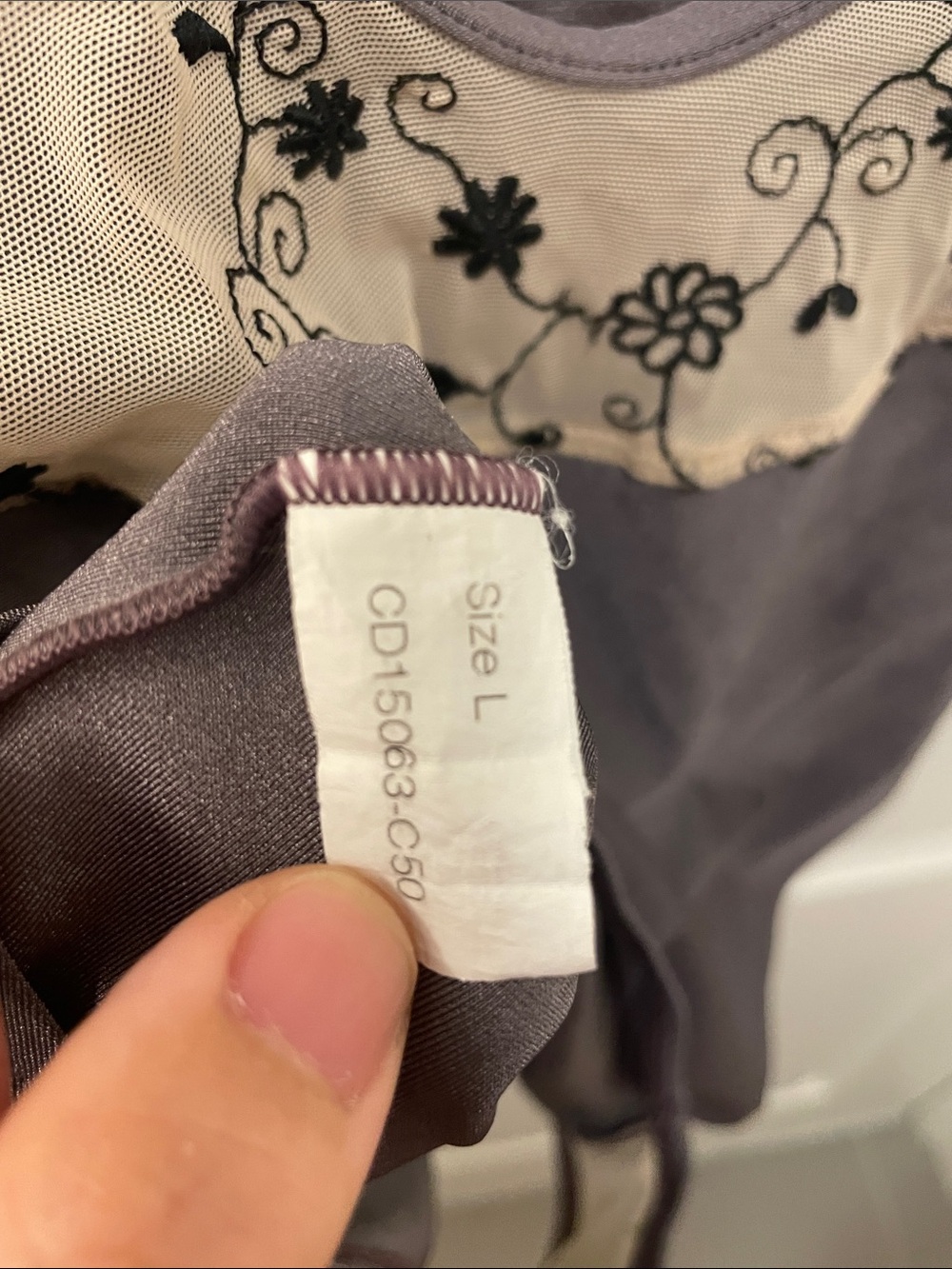 Dellalo Milano leotard size L - Picture 3 of 5